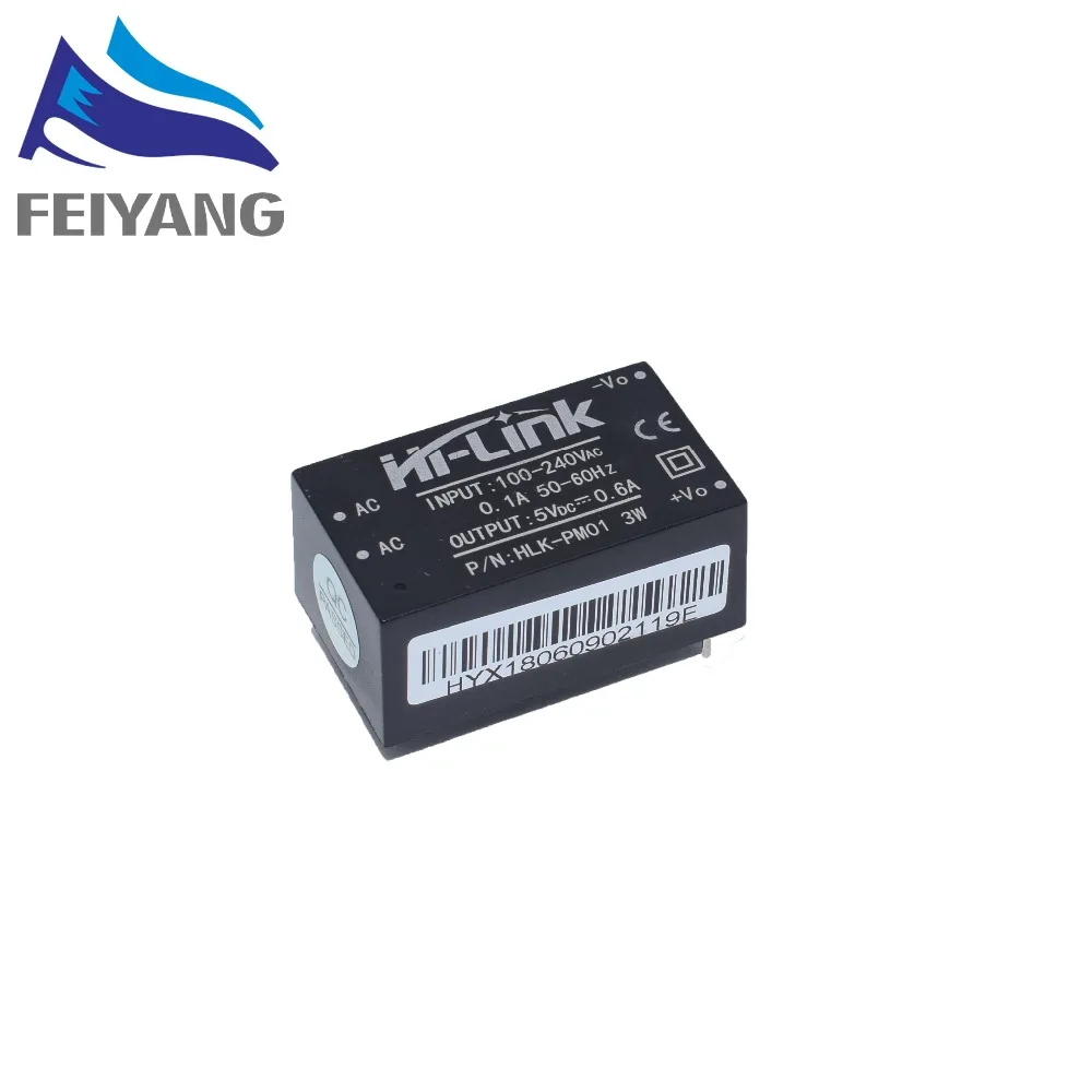 HLK-PM01 HLK-PM03 HLK-PM12 AC-DC 220V 5 V/3,3 V/12 V Мини модуля питания, интеллигентая(ый) бытовой выключатель питания модуль