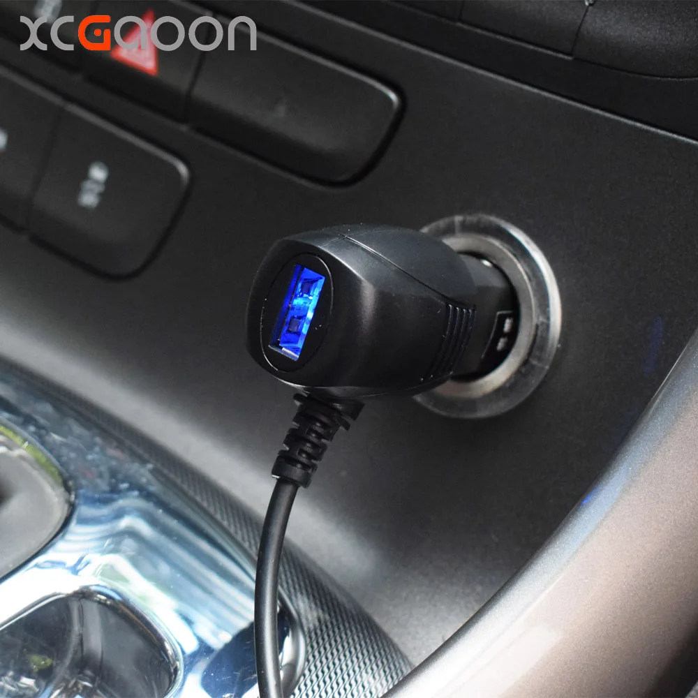 XCGaoon 3 5 метра в 2A мини Переходник USB для зарядки машине с одним usb портом автомобиля
