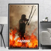 Rambo 5 последняя кровь Сильвестр Сталлоне художественный постер Картина Настенная картина домашний декор, плакаты и принты