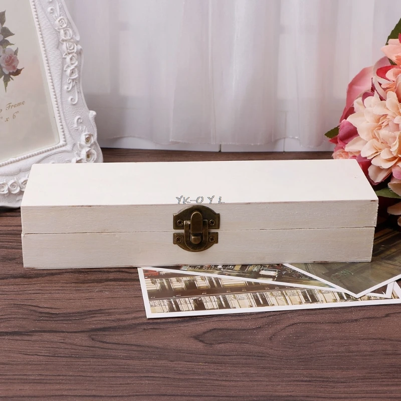 Handmade Jewelry Storage Box Wood Lock Up Pen Case Pencil Organizer Crafts Case Handmade Jewelry Storage Box Wood Lock Up Pen Case Pencil Organizer Crafts Case