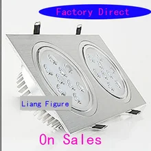 9 Вт* 2 светодиодные венчурные огни AC85-265V двойной головкой энергосберегающие яркий