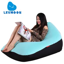 LEVMOON Beanbag Sofa Chair Adult Seat Zac Bean Bag Bed Cover Without Filling Indoor Beanbags