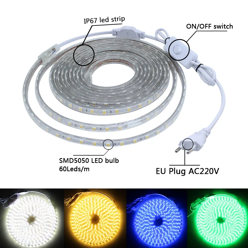 WiFi 6M 8M 10M 15M 20M 30M 40M 50M 60M RGBW 5050 LED Strip Light