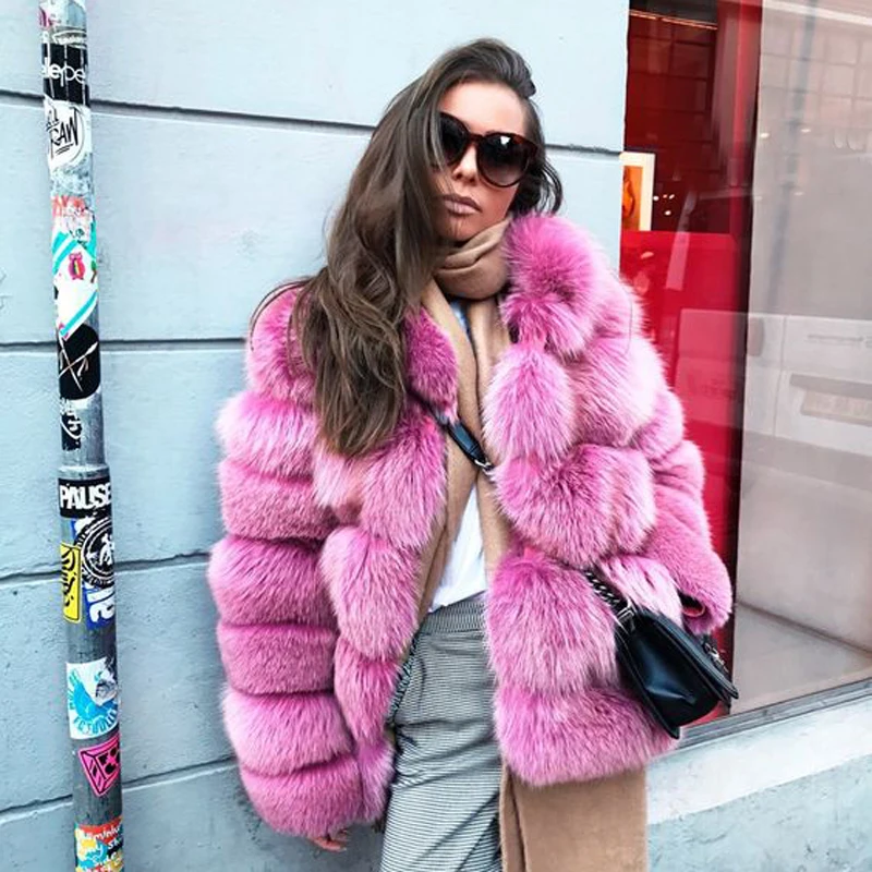 Women Winter 2018 Luxury Faux Fur Jackets Coats Shaggy Thicken Warm Outerwear Overcoat Ins Fashion High Street Fake Fox Fur Coat Women Winter 2018 Luxury Faux Fur Jackets Coats Shaggy Thicken Warm Outerwear Overcoat Ins Fashion High Street Fake Fox Fur Coat