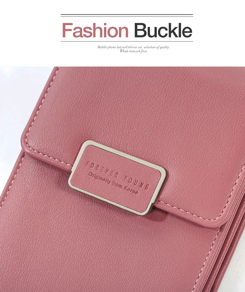 Mini Women Shoulder Bag Wallet Card Slot Phone Bag Fashion Leather Messenger Bags Lady Girls Small Cross Body Bag Handbag Pouch (12)