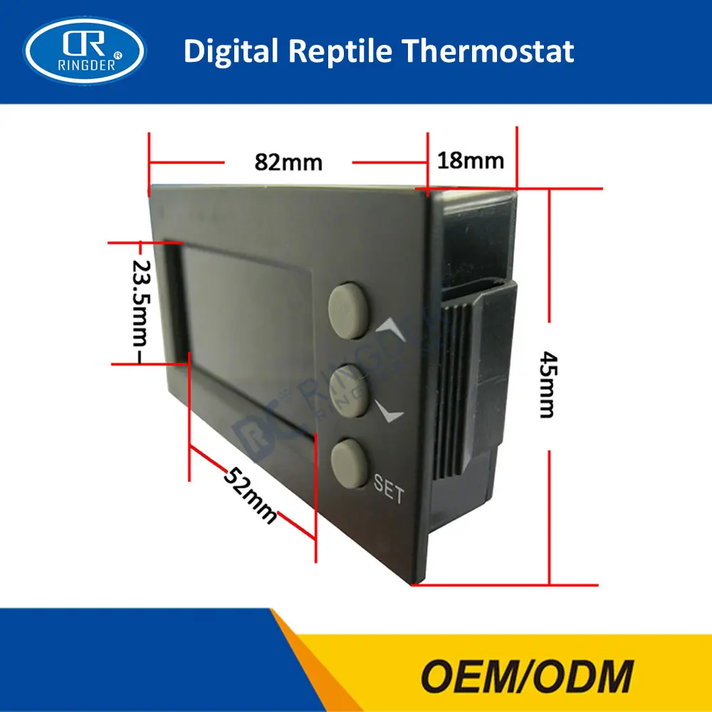 DIGITAL REPTILE THERMOSTAT TC-100 8