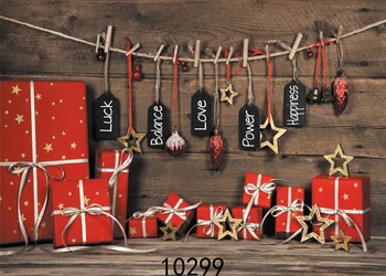 

Christmas gift box wood photo background backdrop Christmas Backgrounds christmas Photography backdrop 210x150cm