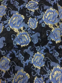 

Nigerian lace fabric flower S-22512 embroidered Mesh Tulle fabric Factory price french net fabric