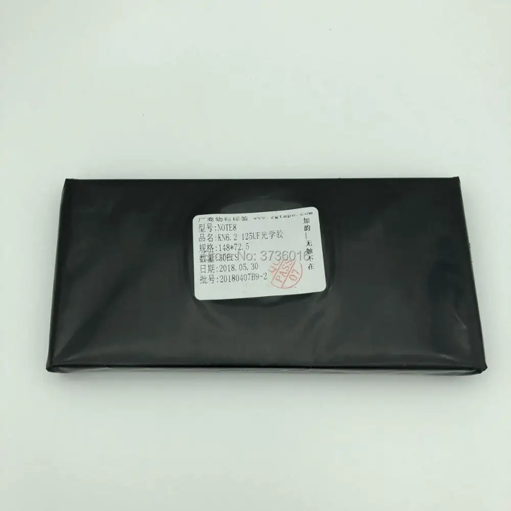 125um kawin kn 6.2 ل samsung ملاحظة 8 الهجين OCA فيلم LCD شاشة الزجاج OHF UF OCA فيلم الترقق ل الهاتف المحمول إصلاح