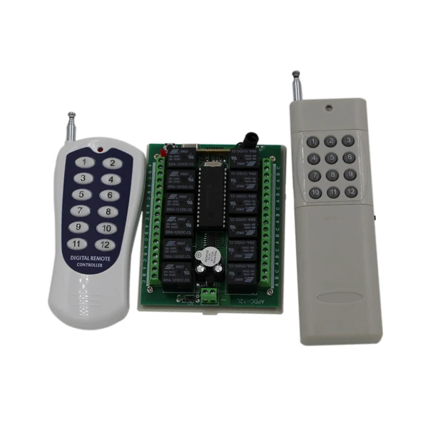 RF 12v wireless remote control switch,12 Channel switches Transmitter Remote Control 315MHz SKU 5031 RF 12v wireless remote control switch,12 Channel switches Transmitter Remote Control 315MHz SKU 5031