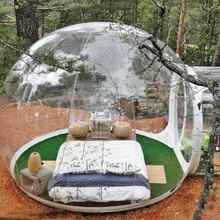 Чистый надувной пузырь палатка с туннелем для продажи китайский производитель, надувные палатки для торговых шоу, надувной сад палатка