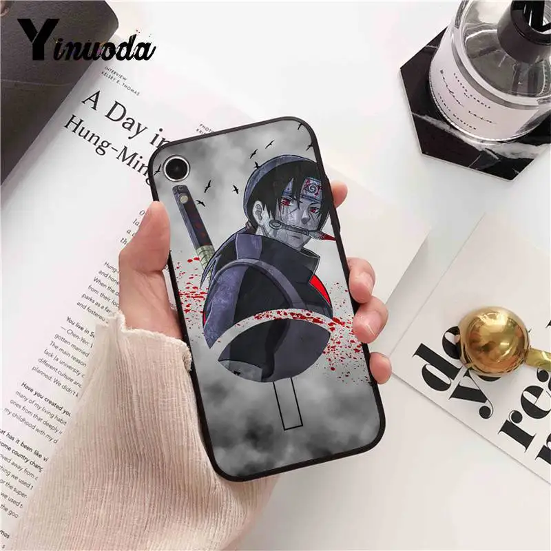 Yinuoda аниме Наруто Акацуки Coque Shell чехол для телефона для iPhone 8 7 6 6S 6Plus X XS MAX 5 5S SE XR 10 чехол 11 11pro 11promax - Цвет: A6