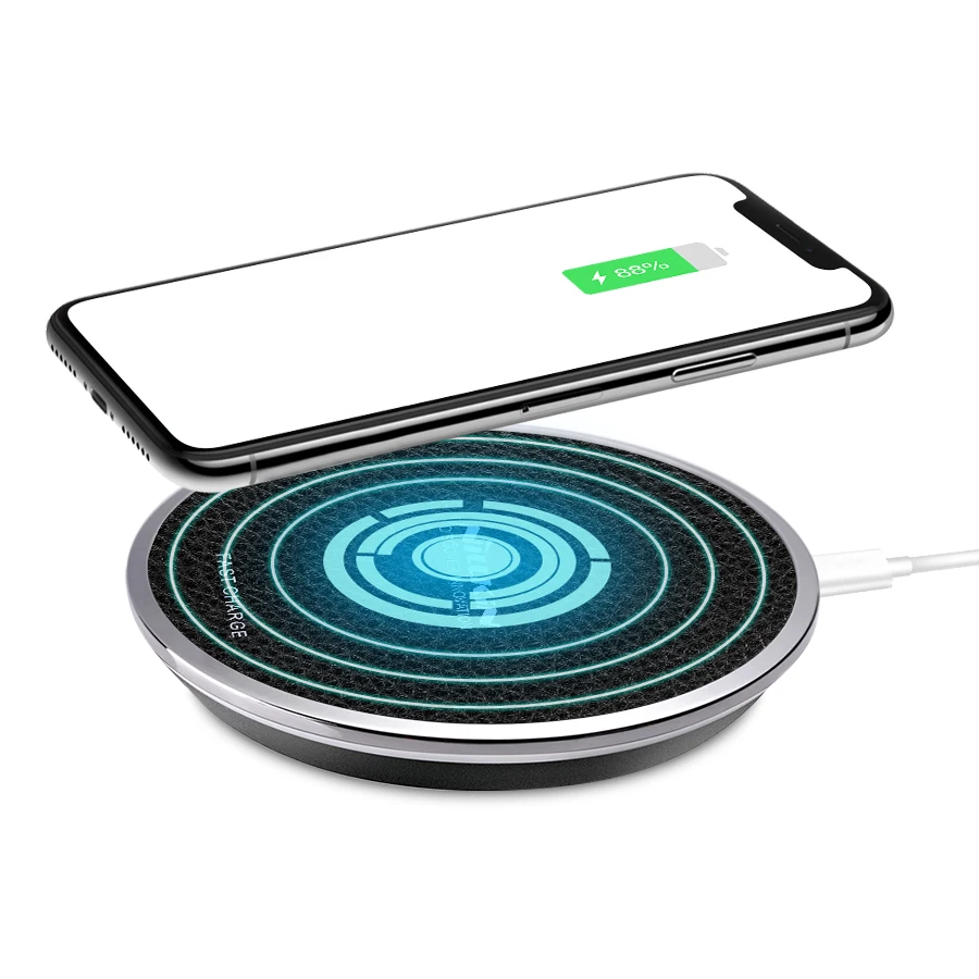 Обновленное Беспроводное зарядное устройство 10 Вт Nillkin Qi быстрая Беспроводная зарядка для samsung Galaxy Note 10/S10 Plus для iPhone 11/XS/XR для Mi 9