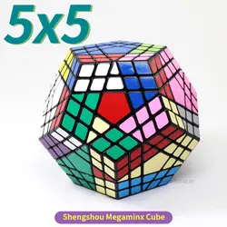 Megaminxeds 5x5 Shengshou Giaminx 5x5x5 Кубик Рубика для профессионалов куб додекаэдра твист обучающий пазл развивающие игрушки