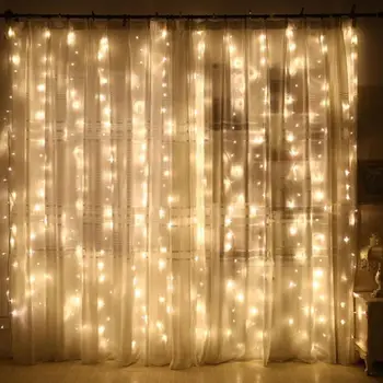 

LED Wedding Fairy String Light Christmas Light 300 LED Fairy Light Garland For Garden Party Curtain Decoration