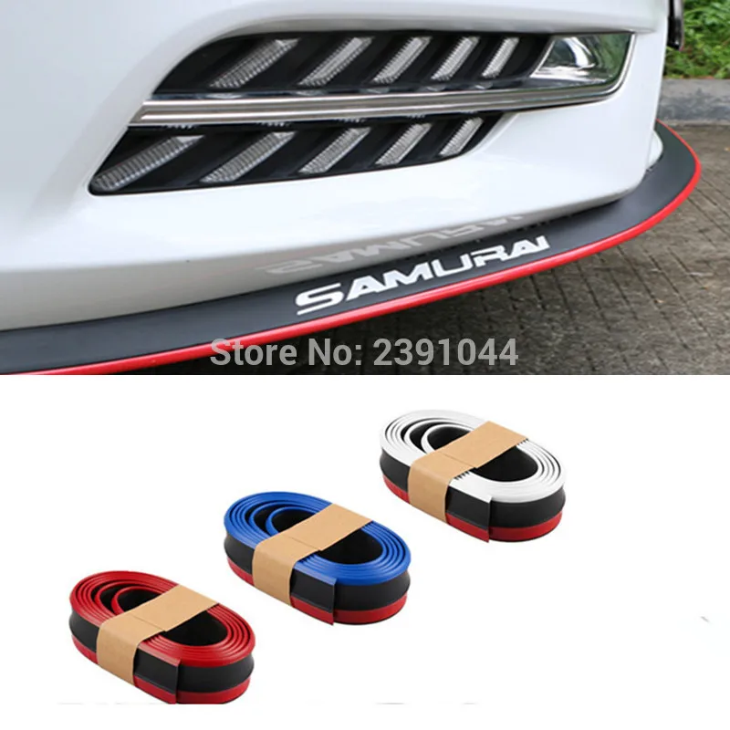 

2.5meters /roll Bumper Lip For Volkswagen VW Gol Parati Pointer Saveiro Voyage G2 G3 G4 G5 Spoiler Skirt / Body Kit / Strip