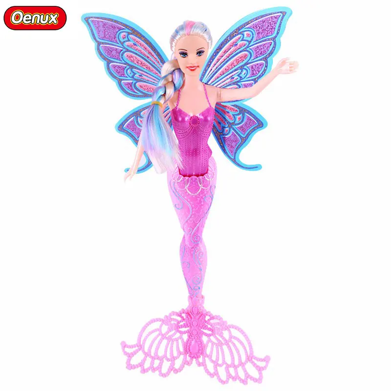 Oenux New Design Fashion Swimming Mermaid Dolls Toys Magic Moxie Mermaid Doll Princess Ariel Dolls Bonecas Toy For Girl's Gifts