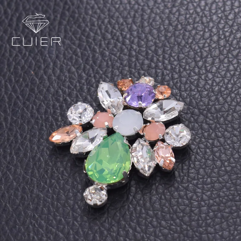 Flatback rhinestone appliques glue on (5)-1