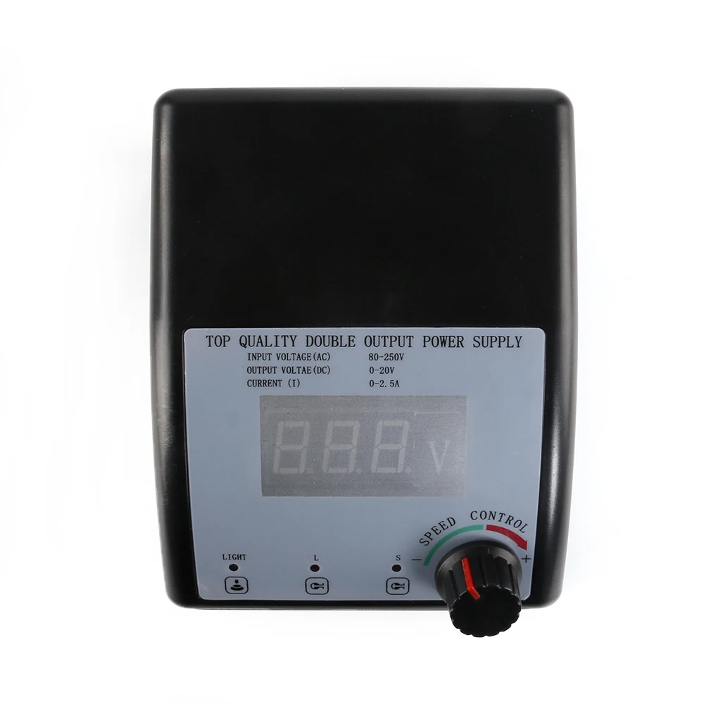 Professional-Double-Output-Digital-Tattoo-Power-Supply-Kit-With-1pcs-Foot-Pedal-Switch-1pcs-Clip