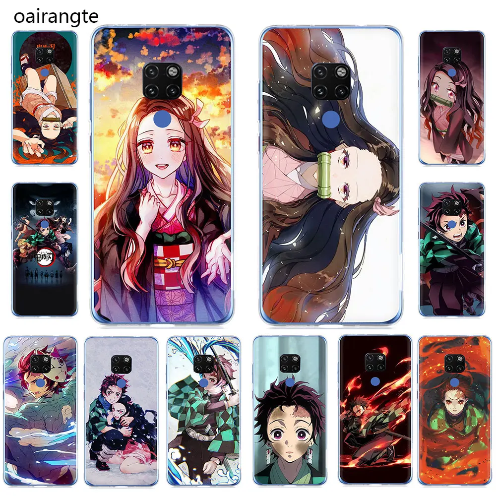 

Anime Demon Slayer Kimetsu no Yaiba Hard Phone Case for Huawei Mate 10 20 30 Pro Nova2i 3i 3 5i Lite Y5 6 7 9 2017 Prime 2018