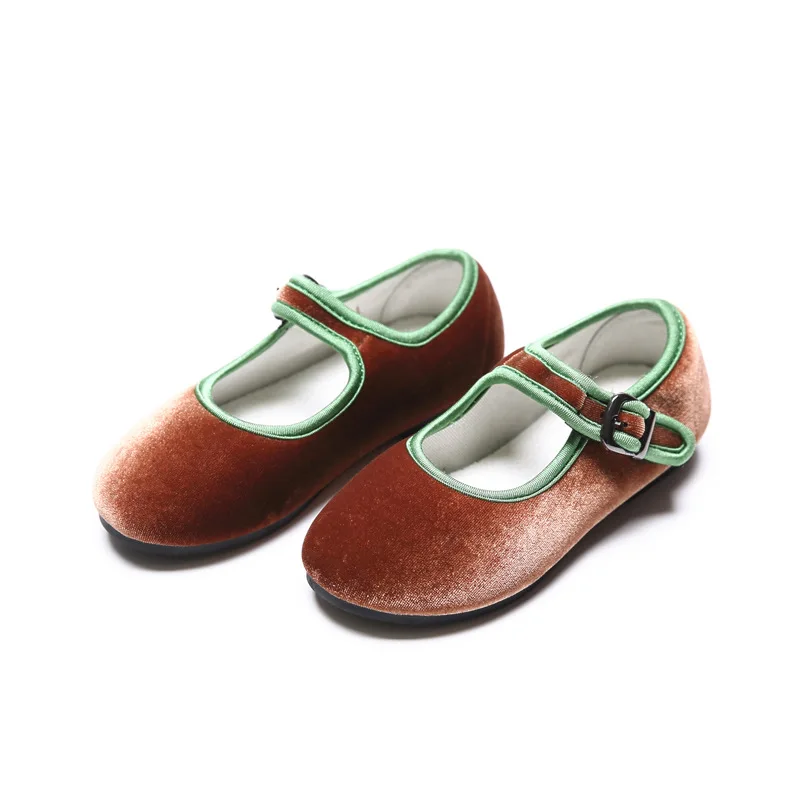 

2018 Spring Autumn Children Shoes New Korean Version Retro Girl Soft Sole Baby Shoes Comfortable Soft Sole Children Casual Shoes