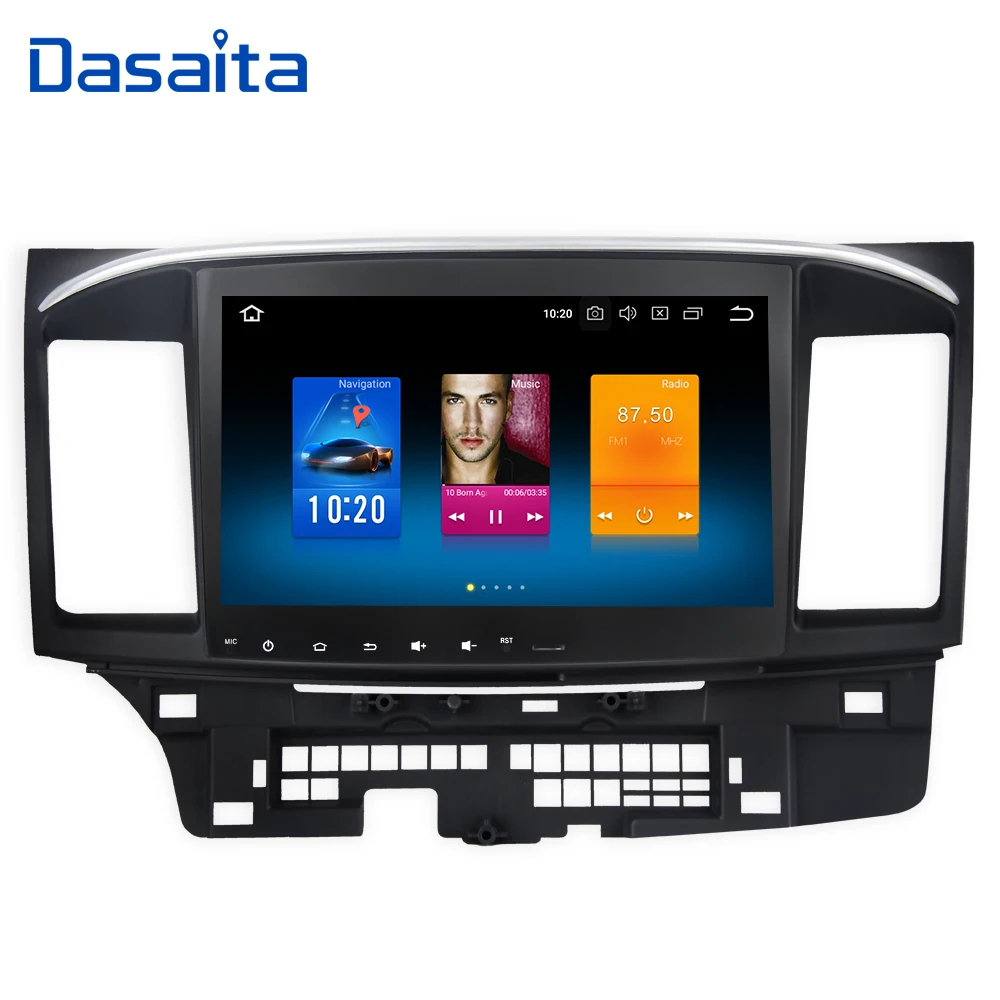 Dasaita 10 2 Android 8 0 font b Car b font GPS Player for Mitsubishi Lancer