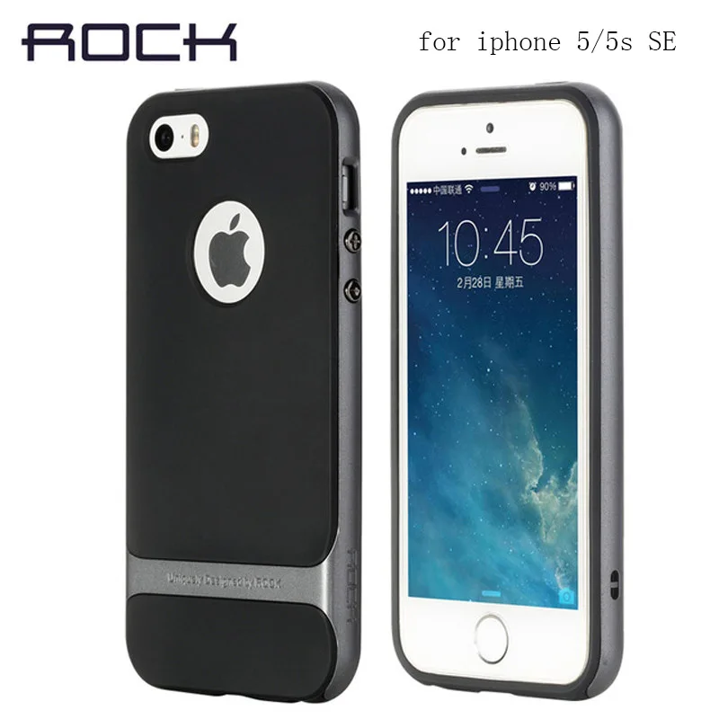 ROCK Original phone case For iPhone 5 5S Se Royce Series Luxury Slim Armor cover shell For Apple Back Cover for iPhone 5s case