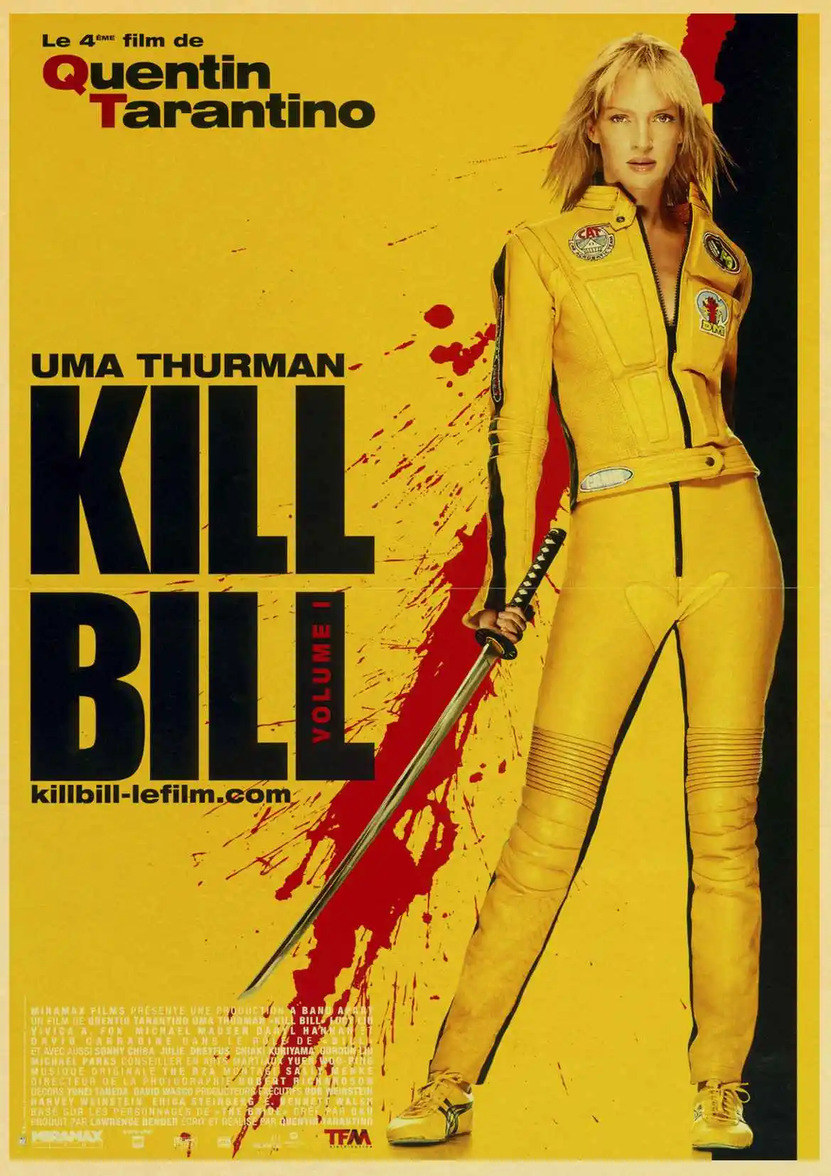 Классический фильм kill bill винтажные плакаты печать настенная живопись высокого качества декор плакат настенная живопись украшение дома - Цвет: D079