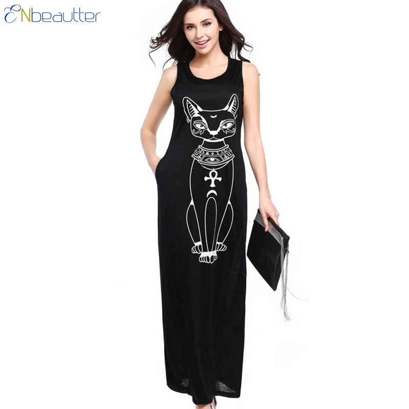 ENbeautter 2018 Women Summer Long Maxi Dress Casua...