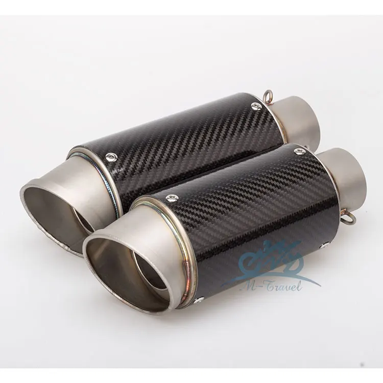 

Carbon Fiber 36-51mmUniversal motorcycle exhaust Muffler Motorcycle Escape z900 cbr600 gsxr750 MT09 FZ09 CB500X CB400 YZF-R6