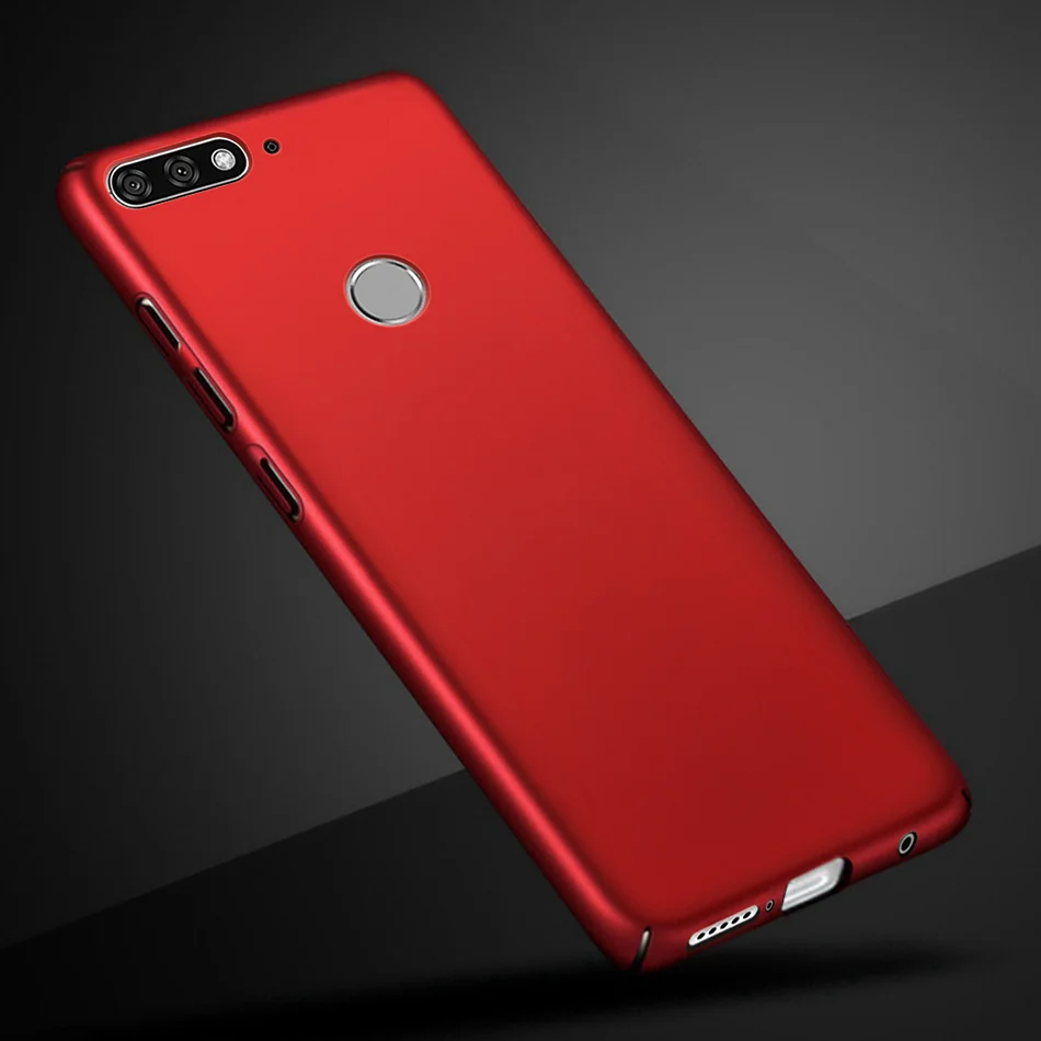 

For Huawei Y6 Prime 2018 Case Hard PC Plastic Back Cover For Huawei Y6 2018 Case Phone Shell Bumper For Huawei Y 6 Prime 2018 Y6