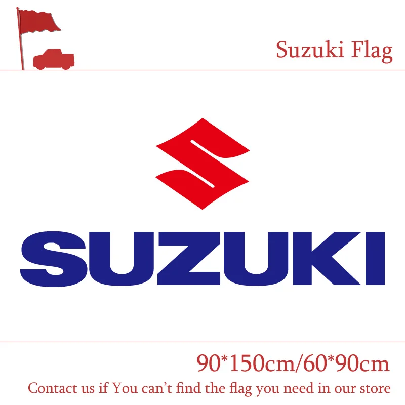 Флаг Suzuki для автомобилей Suzuki Cycles Motor полиэстер 90*150 см 60*90 см Баннер