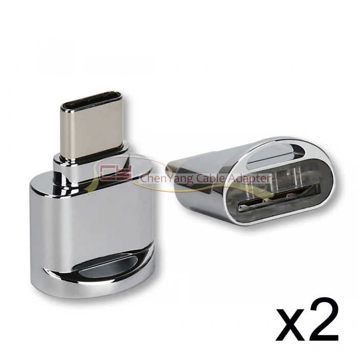 CY USB C 2 0 Type к Micro SD SDXC TF кардридер адаптер для ноутбука и сотового телефона