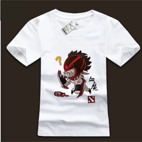  DOTA 2 t shirt designed Bloodseeker 3xl white cotton tees for youth
