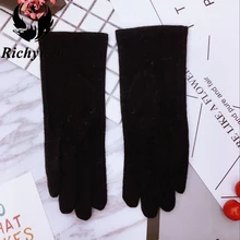 Женские зимние перчатки с сенсорным экраном, Осенние теплые перчатки, рукавицы на запястье, водительские лыжные ветрозащитные перчатки luvas guantes handschoenen