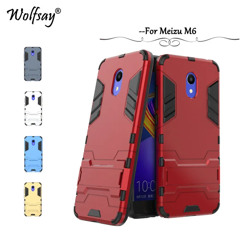 

Case sFor Meizu M6 5.2" Cover Cases Slim Robot Armor Rubber Fundas for Phone Case Meizu M6 M711H Cover Meizu Meilan 6 Coque