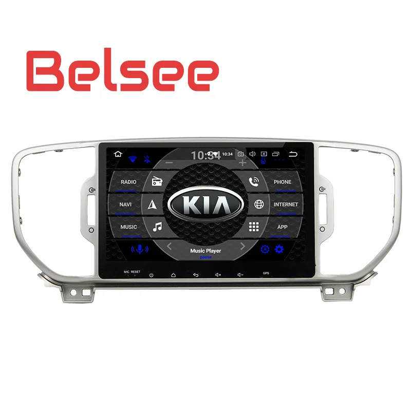 Автомагнитола Belsee Kia Sportage мультимедийная стерео система на Android 8 с поддержкой