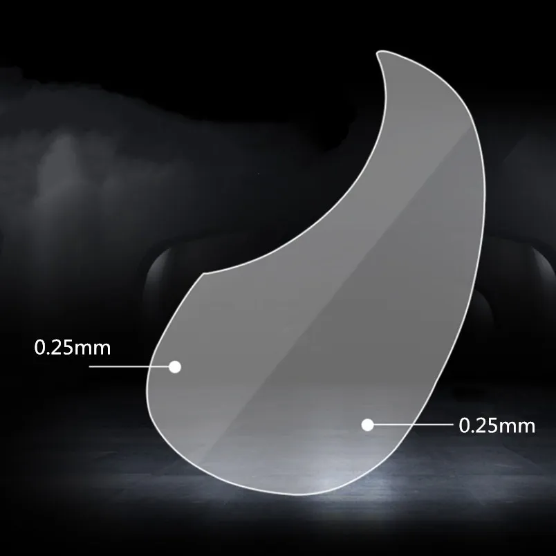 

Transparent Guitar Pickguard Folk Guitar Accessories Pick Guard Sticker Guitarra Parts