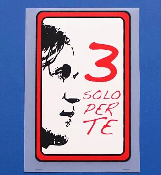 

AC Milan Maldini 3 solo per te Sleeve Patch Maldini 3 solo per te - patch - tribute to Maldini end career 2010