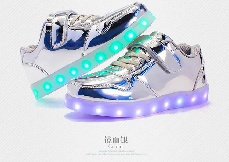 children's shoes for sale Size 25-37 Children Led Light Up Sneakers Luminous Sneakers for Boys Girls Hook Loop Glowing Shoes Kids Casual Shoes with Light extra wide fit children's shoes