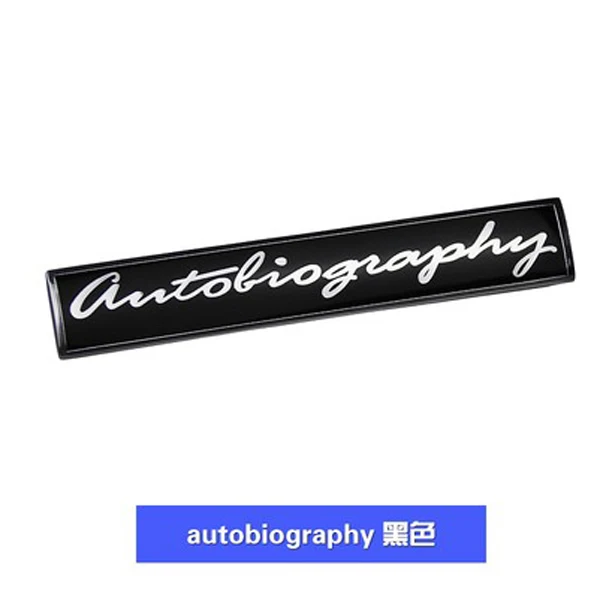 3D Metal Car Autobiography Emblem Sticker For Range Rover Vogue SE Range Rover Sport HSE SDV6 Tailgate Badge Logo Car Styling 2