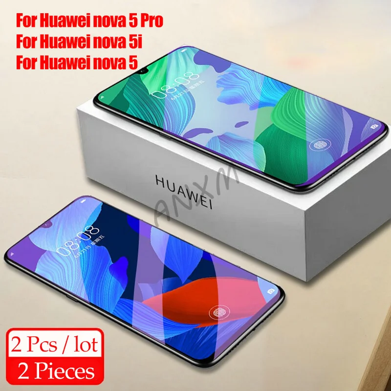Закаленное стекло для Huawei Nova 5T 5 Pro 3 3i защита экрана полное покрытие 5i защитная