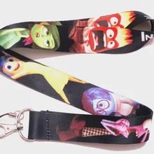 Дети внутри значок шнурок для ключей ID Держатели мобильный телефон с мультяшками шеи ремни