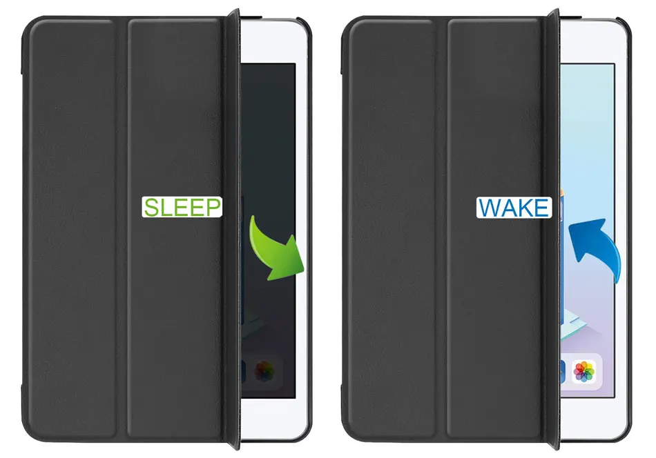 Tablets Case For New iPad Mini 5 2019 Mini 4 General Version PU Cover Smart Sleep Wake Up Fold Stand For iPad Mini Case Mini 45-44