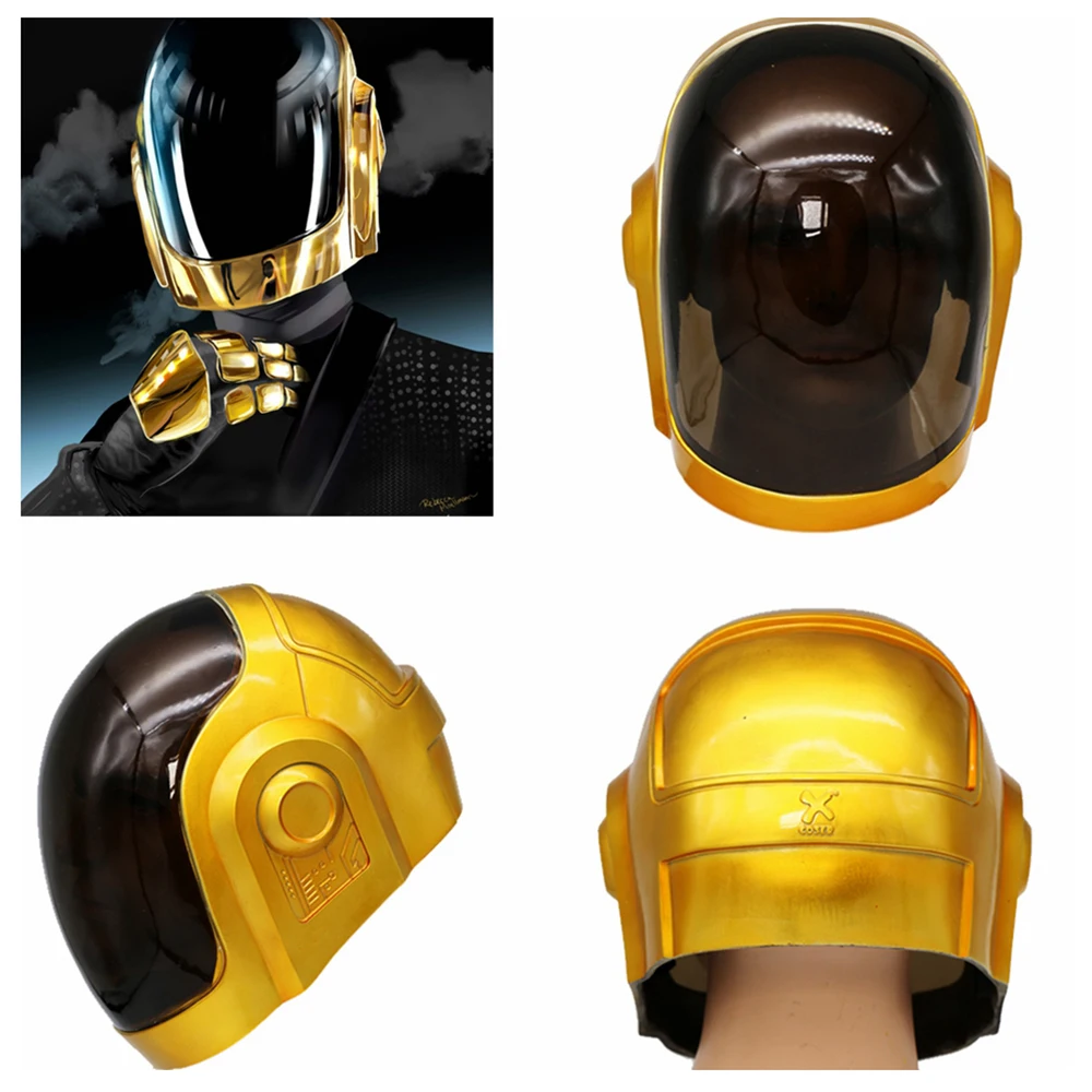 Xcostume Daft Punk Guy Manuel маска для косплея Смола шлем на всю голову DJ музыкальный костюм