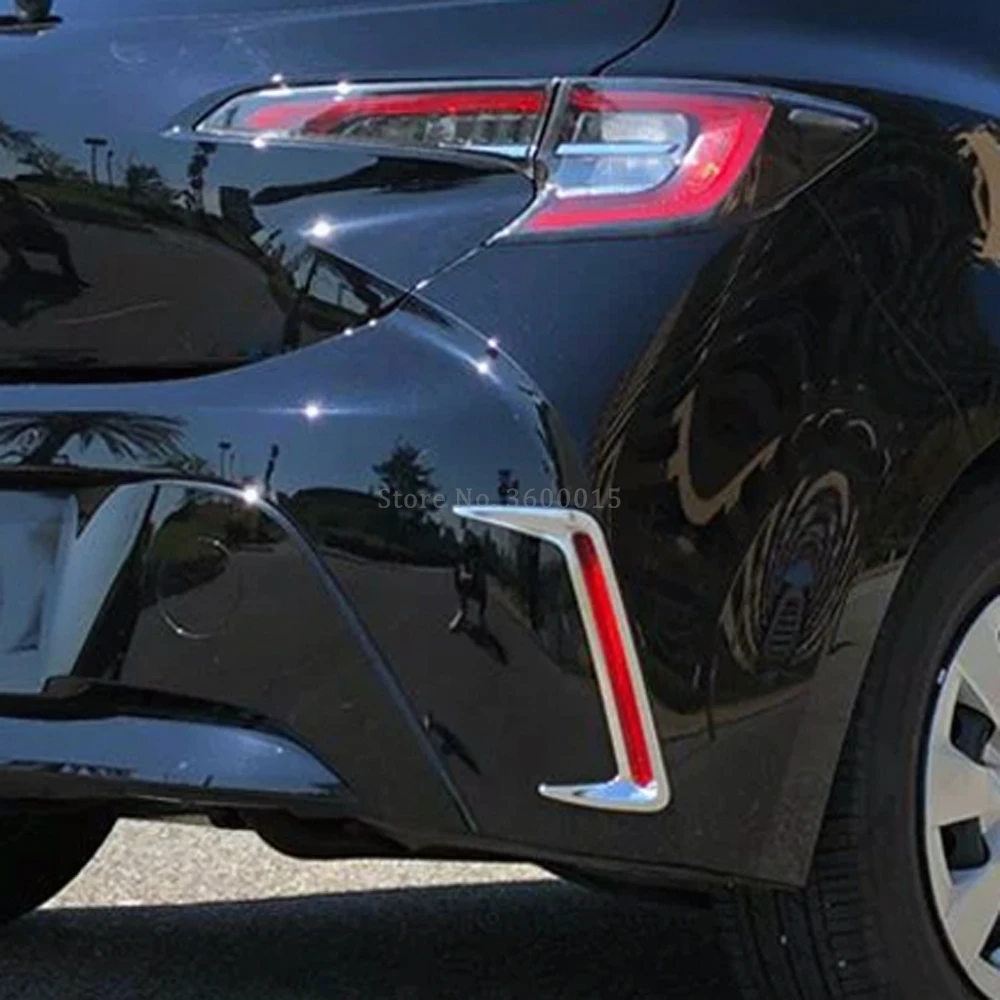 Аксессуары для экстерьера Toyota Corolla 2019 хэтчбек ABS Хромированная задняя