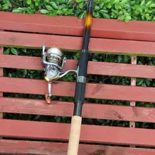 6 раздел рыболовная комплект оснастки 3,0 м литьевые углеродного волокна удочка, рыба полюс+ DC5000 Катушка для спиннинга/катушка