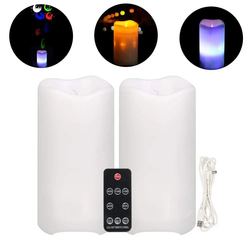 

New Candle Projection Lights,LED Flameless Electric Candle with Star Sky/Cartoon Fruit Projection Lamp Remote