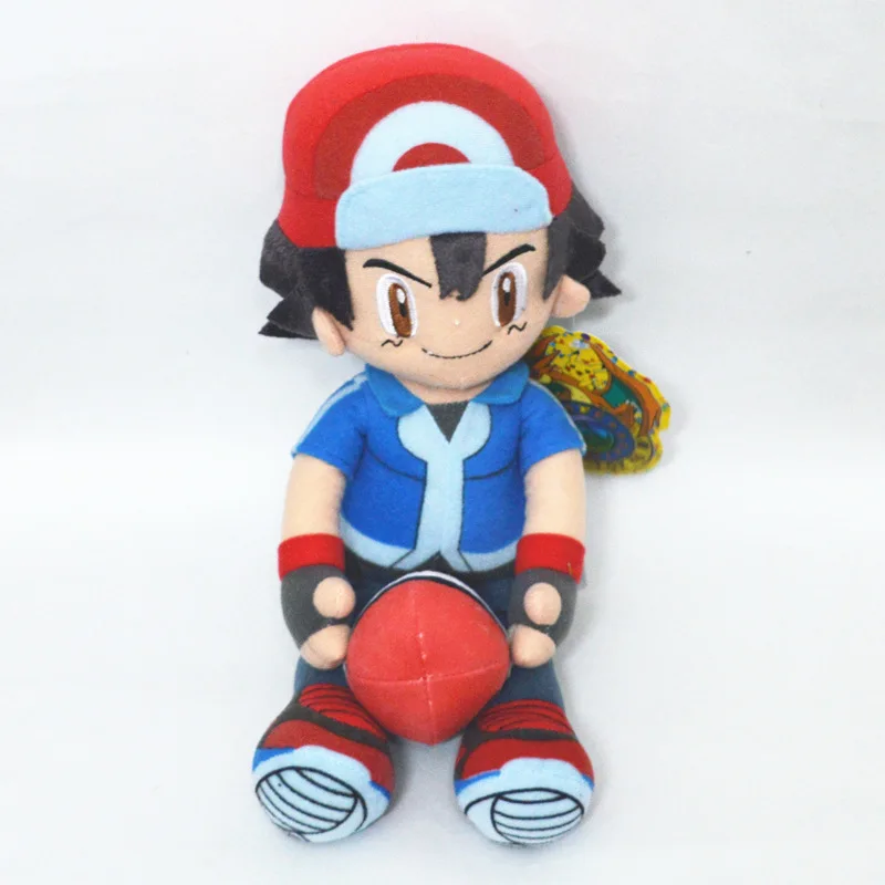 

TAKARA TOMY POKEMON 28cm Japan Cartoon Anime Ash Ketchum Stuffed Plush Toys Pokemon Plush Doll Toys Gifts for Kids