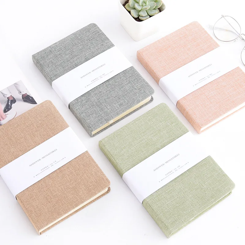 1pcs simple side hardback hand book thickened notebook Student diary